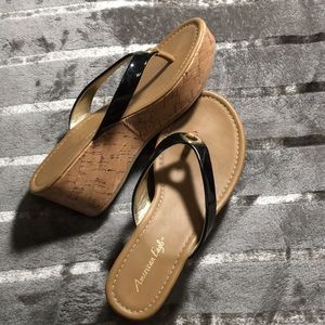 American Eagle Wedge Sandals